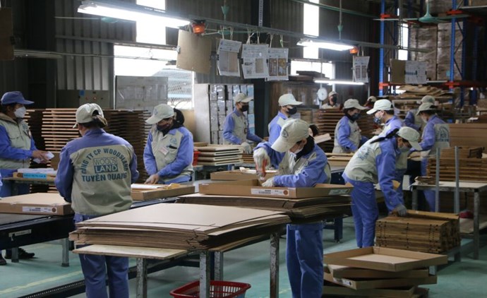 Many workers after having jobs and stable incomes have escaped poverty and have a fairly well-off life. Photo: Viet Bac