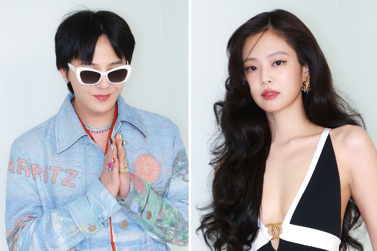 G-Dragon (Big Bang) and Jennie (Blackpink) attended the Chanel show in Korea. Photo: Lotte