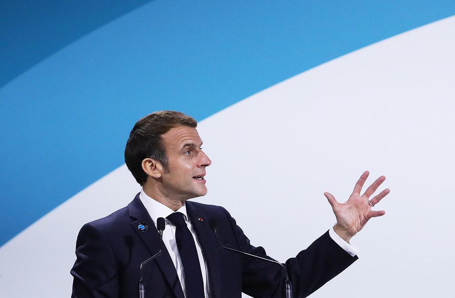 Presidente francés Emmanuel Macron. Foto: Xinhua