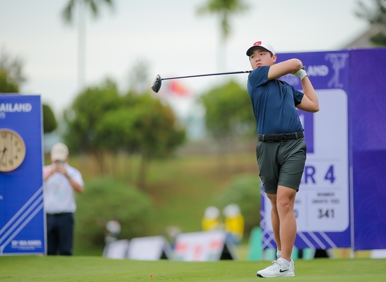 Golfer Nguyen Anh Minh is named in the preparations for ASIAD 20. Photo: VGA