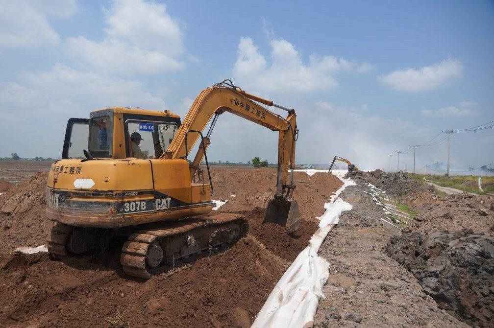 Dự án thành phần 2 còn thiếu là 0,46 triệu m3. Ảnh: Tạ Quang