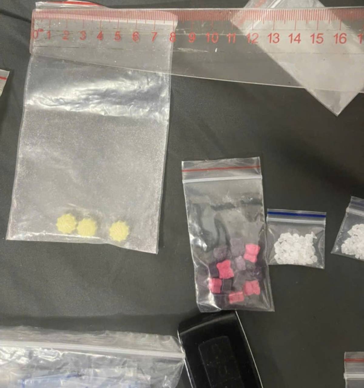 Exhibits related to drugs seized by the police force. Photo: Ninh Binh Police