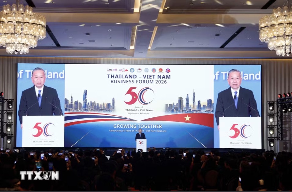 General Secretary and President To Lam said that Vietnam-Thailand cooperation needs to be measured by specific projects, new technologies, new jobs, and products with higher added value. Photo: VNA