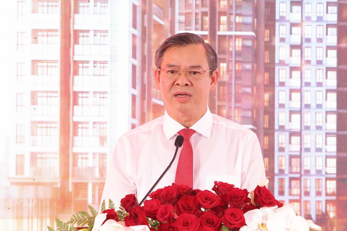 Ông Trương Cảnh Tuyên - Chủ tịch UBND TP Cần Thơ phát biểu tại buổi lễ. Ảnh: Tạ Quang