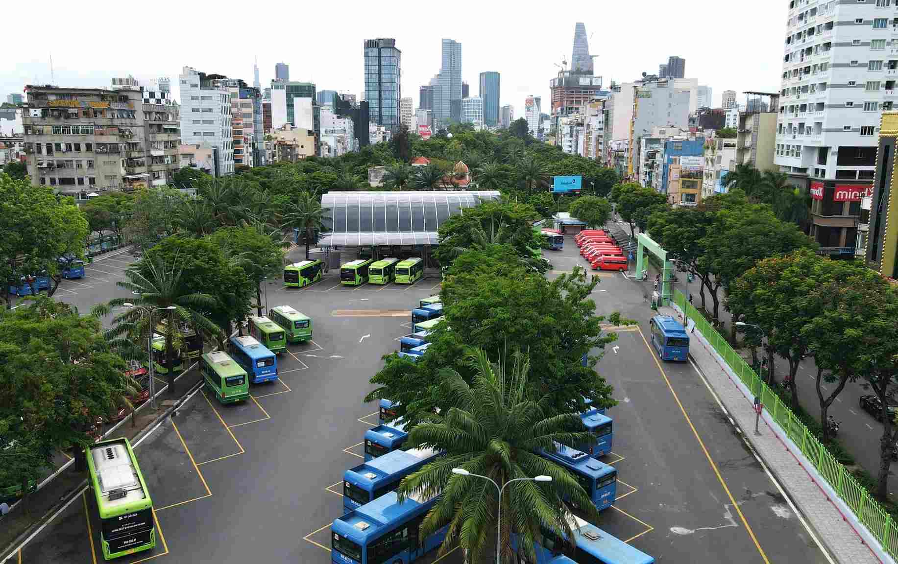 Ho Chi Minh City will build a multi-story parking lot at 23/9 Park Bus Station (Saigon Bus Station). Photo: Ho Chi Minh City Public Transport Center