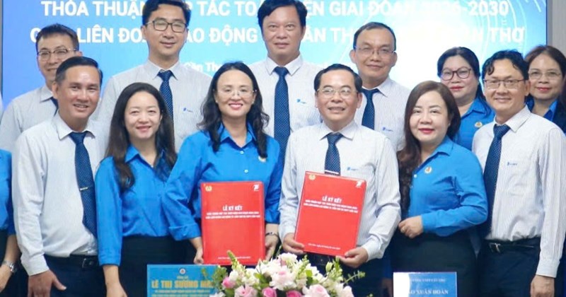Cần Thơ: Liên đoàn Lao động và VNPT hợp tác thúc đẩy chuyển đổi số