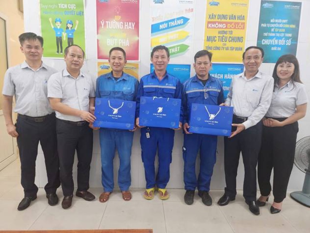 VNPT Ha Tinh Trade Union has just organized a series of activities to respond to Workers' Month, Action Month on Occupational Safety and Health 2026. Photo: Tran Xuan Nam