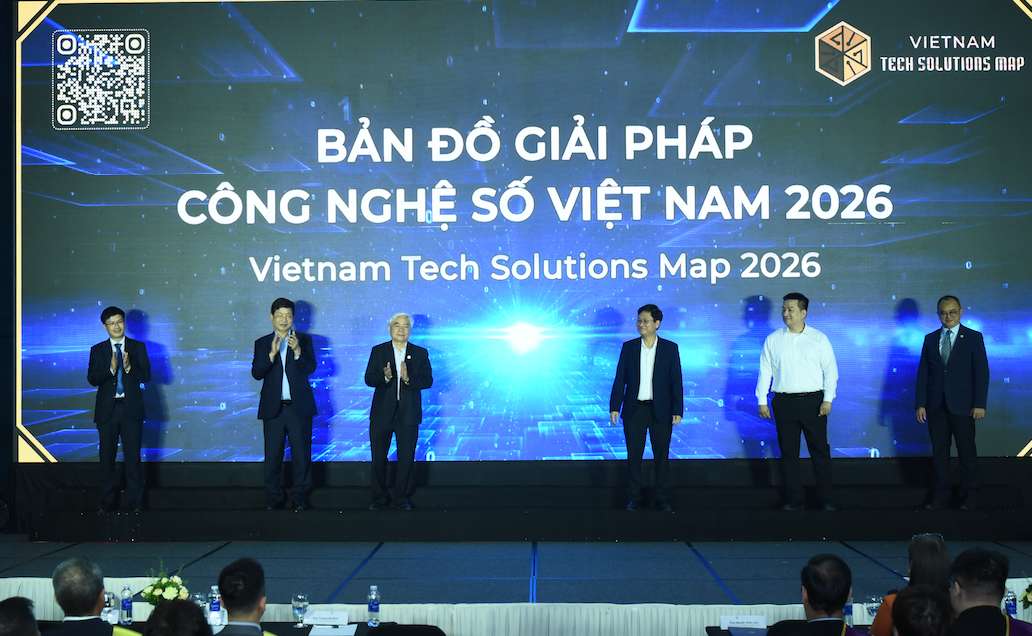 VINASA lần đầu công bố “Bản đồ Giải pháp Công nghệ số Việt Nam 2026”. Ảnh: Thạch Lam