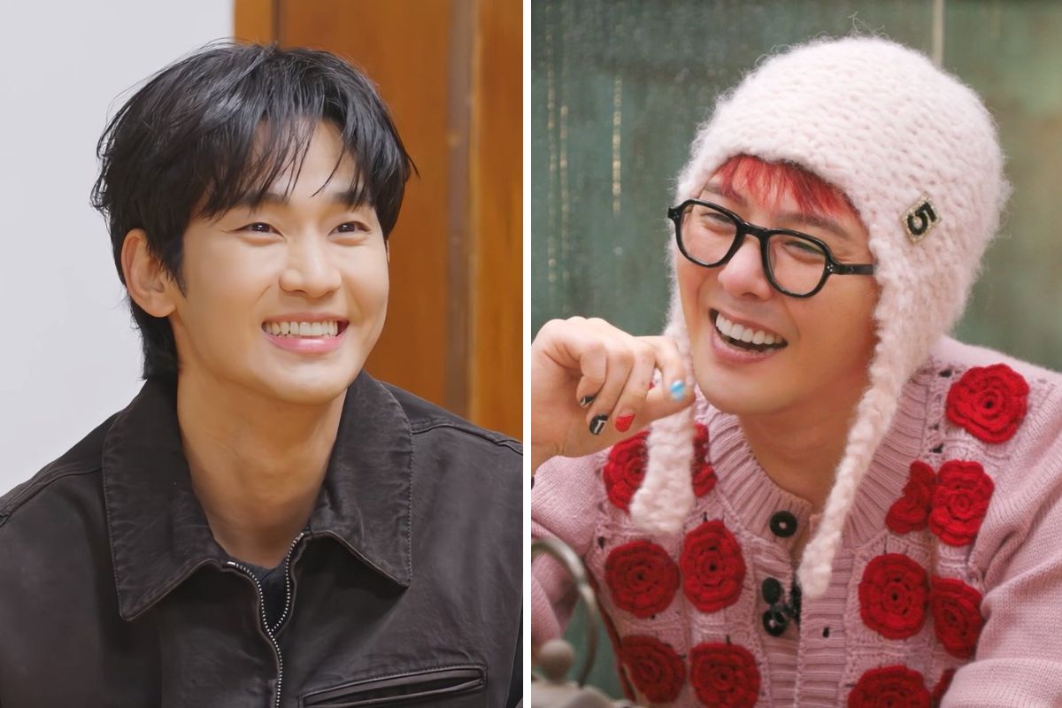 Kim Soo Hyun et G-Dragon dans l'émission "Good Day". Photo: Producteur