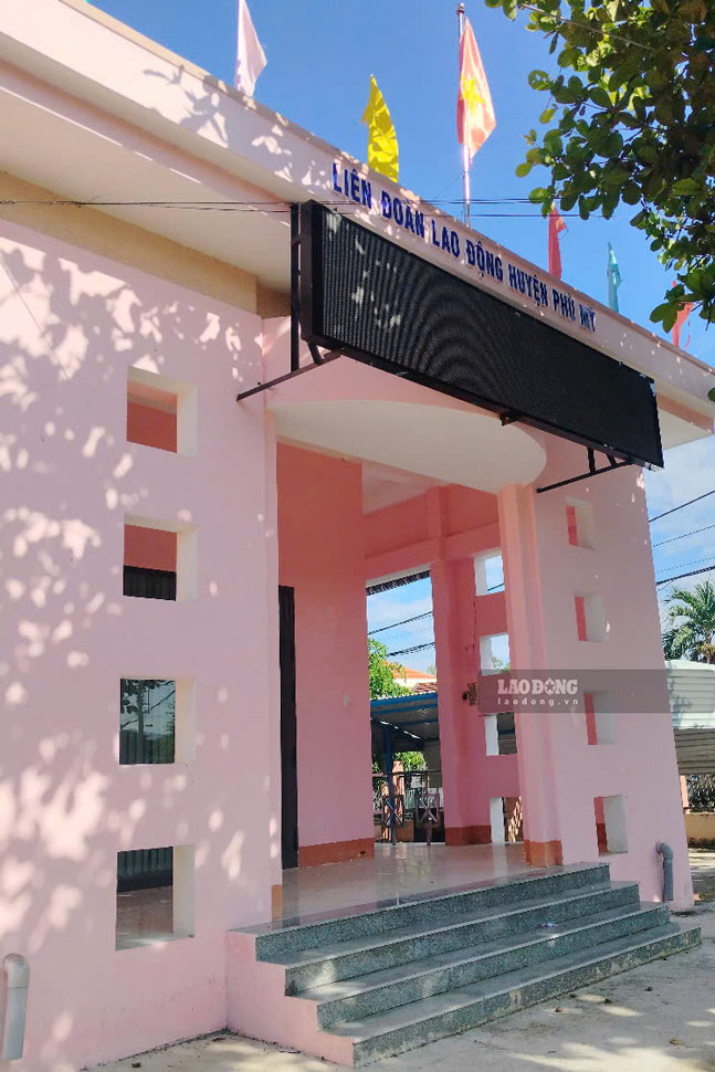 Trụ sở LĐLĐ huyện Phù Mỹ cũ. Ảnh: Hoài Phương