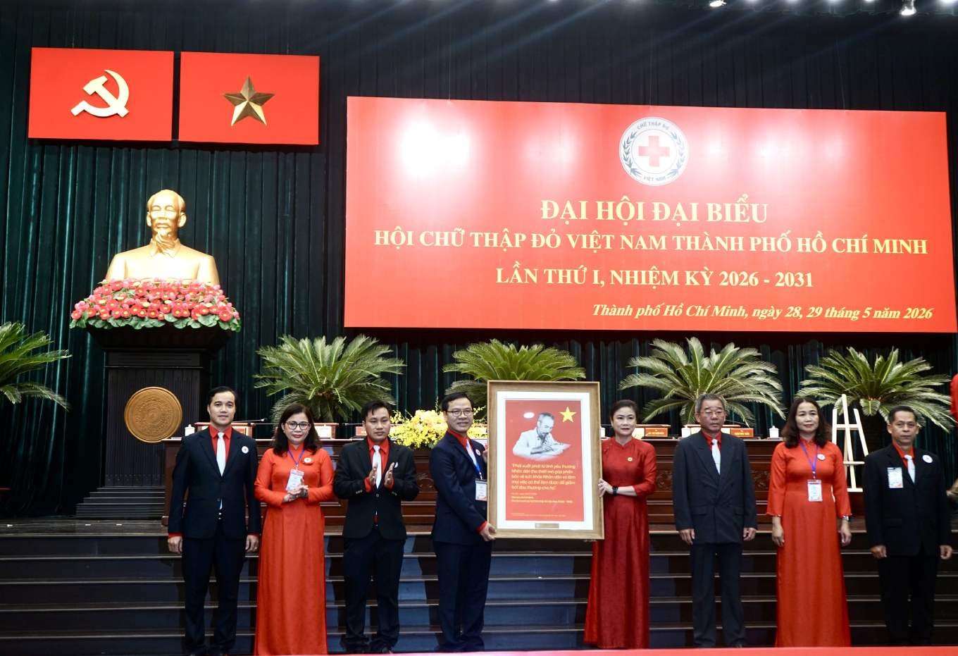 Đại hội Hội Chữ thập đỏ TPHCM nhấn mạnh chuyển đổi số trong hoạt động nhân đạo. Ảnh: Thái Bảo