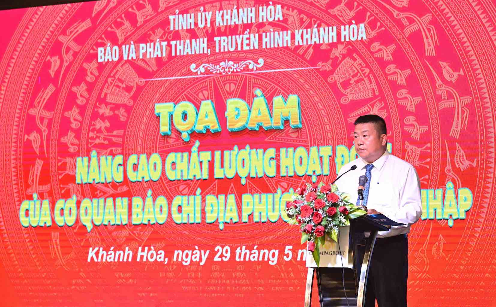 Ông Võ Hoàn Hải phát biểu tại tọa đàm. Ảnh: Hữu Long