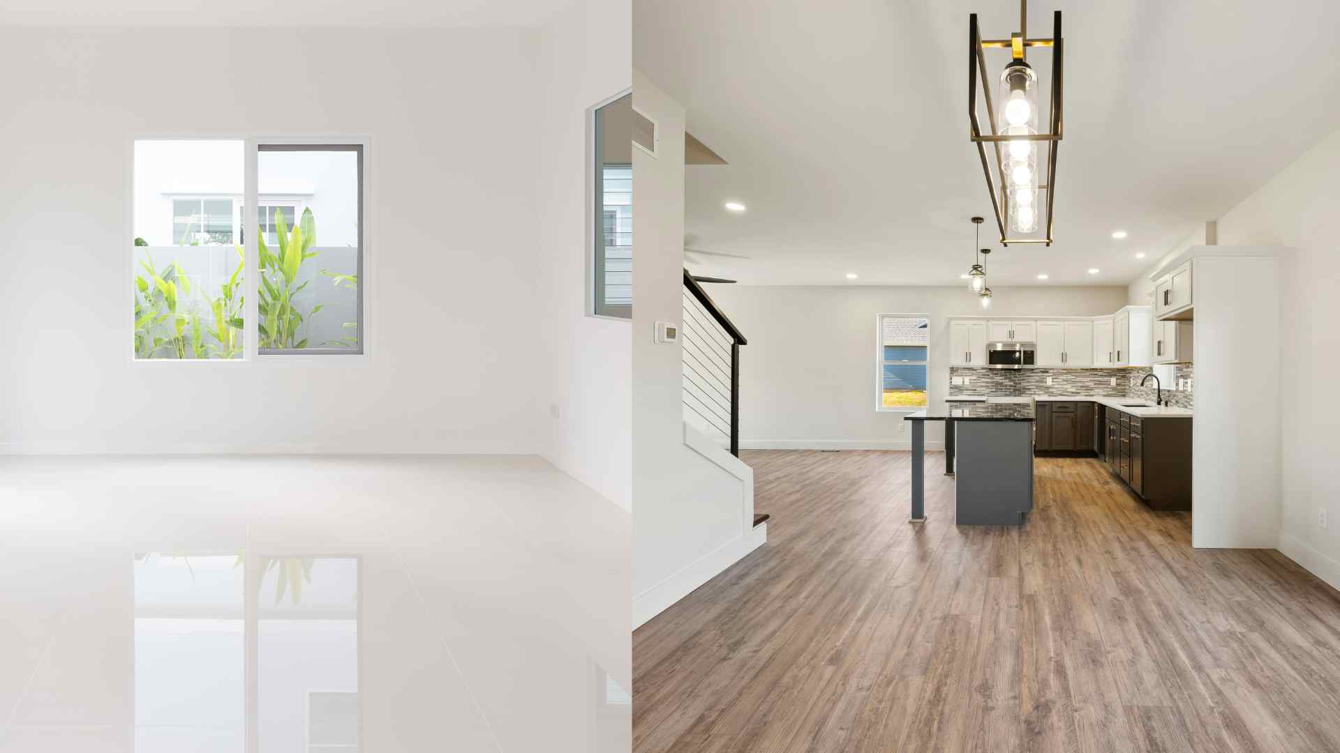 The floor is the core interior completion item, shaping the space style. Graphics: Ha May
