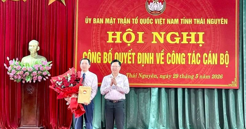 Ông Phạm Trung Dũng giữ chức Phó Chủ tịch Mặt trận Tổ quốc tỉnh Thái Nguyên