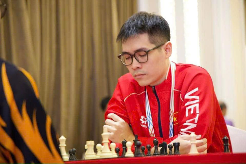 Chess player Le Tuan Minh. Photo: Vietnam Chess Federation