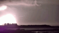 Blue Origin's missile explodes right at the launcher. Photo: AFP