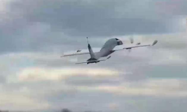 A Russian UAV on the battlefield. On May 29, Romania - a NATO member country, accused a Russian UAV of attacking an apartment building. Photo: Russian Ministry of Defense
