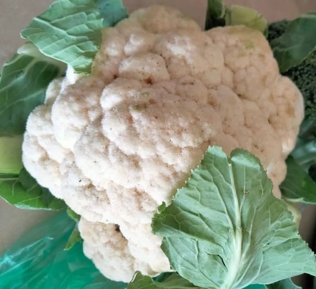 White cauliflower is said to be good for kidney health. Photo: Kieu Vu