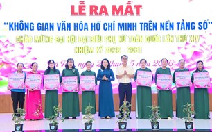 Ra mắt không gian văn hóa Hồ Chí Minh trên nền tảng số ở phường Bà Rịa