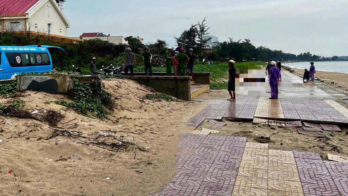 Vị trí tìm thấy thi thể nạn nhân. Ảnh: Duy Tuấn