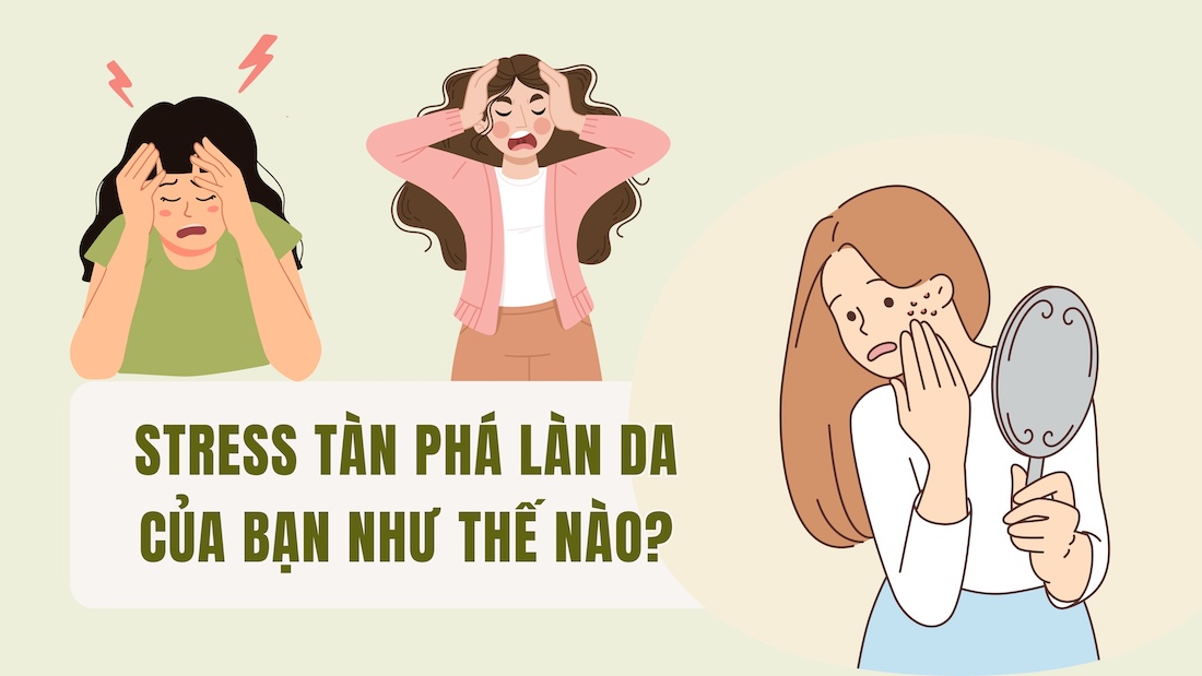 How does stress devastate your skin?