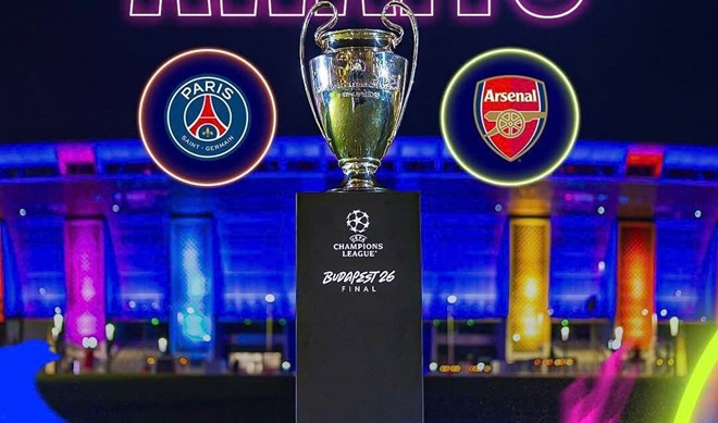 Predict the football score PSG vs Arsenal in the Champions League final. Photo: UCL