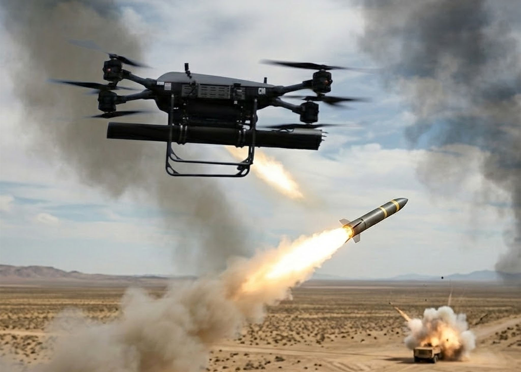 US military drones are upgraded into flexible attack vehicles. Graphics: Cat Tien
