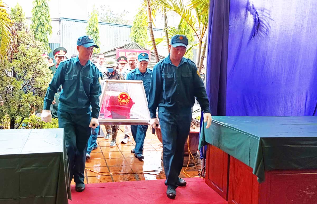 Scene at Phong Coc Martyrs' Cemetery, Quang Ninh province. Photo: Doan Hung