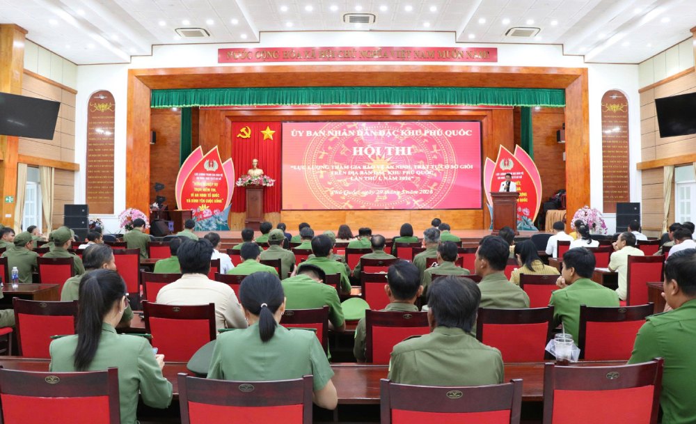 Hội thi có sự tham gia của 6 đội tuyển liên kết từ 51 khu phố trên địa bàn đặc khu Phú Quốc. Ảnh: Tiến Dũng