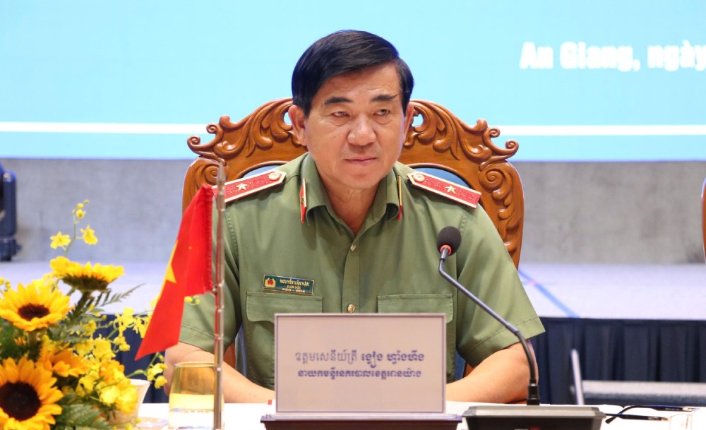 Thiếu tướng Nguyễn Văn Hận – Giám đốc Công an tỉnh An Giang. Ảnh: Tiến Dũng