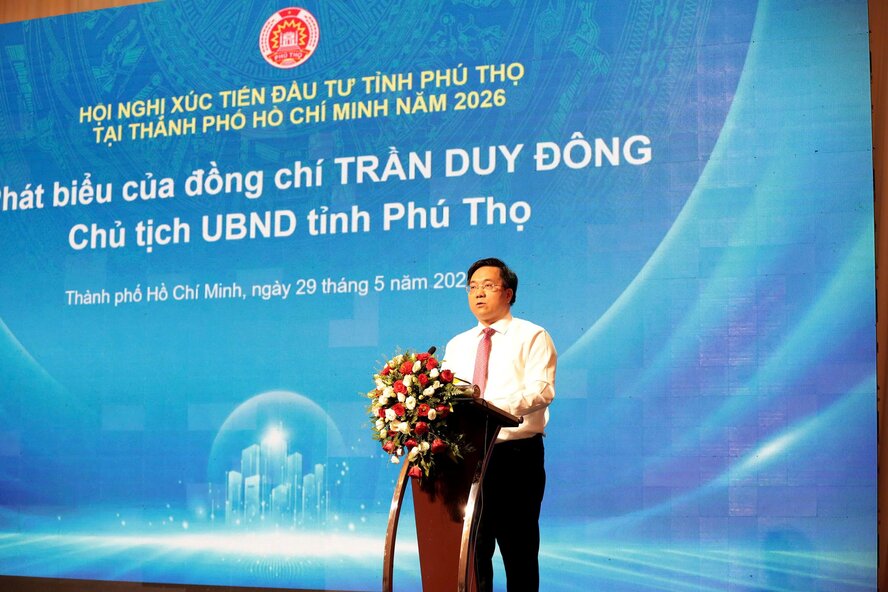 Chairman of Phu Tho Provincial People's Committee committed to protecting legitimate rights, consistent policies and willingness to share risks with businesses investing in the province. Photo: Phu Tho Provincial People's Committee