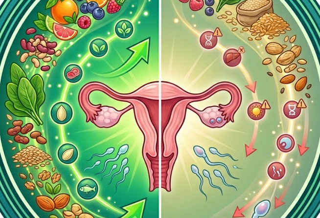 ¿Cómo afecta la dieta vegana a la fertilidad? Gráfico: Thien Nhan