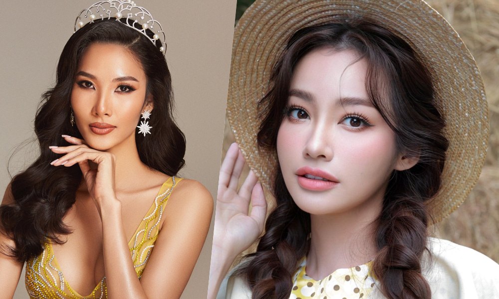 Hoang Thuy and Truc Diem conquer Victoria's Secret together. Photo: NVCC