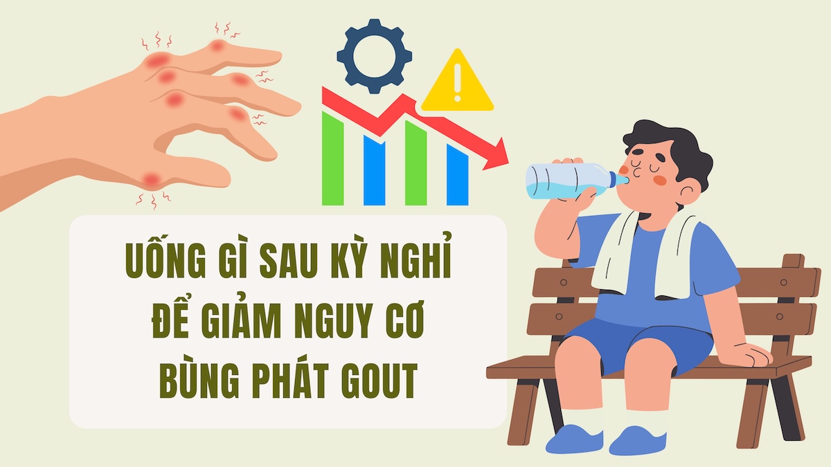 What to drink after vacation to reduce the risk of gout outbreaks