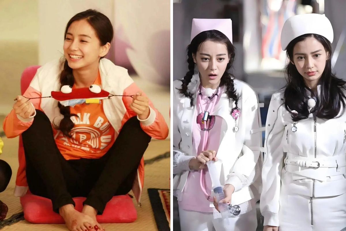 Angelababy và Địch Lệ Nhiệt Ba. Ảnh: Nhà sản xuất
