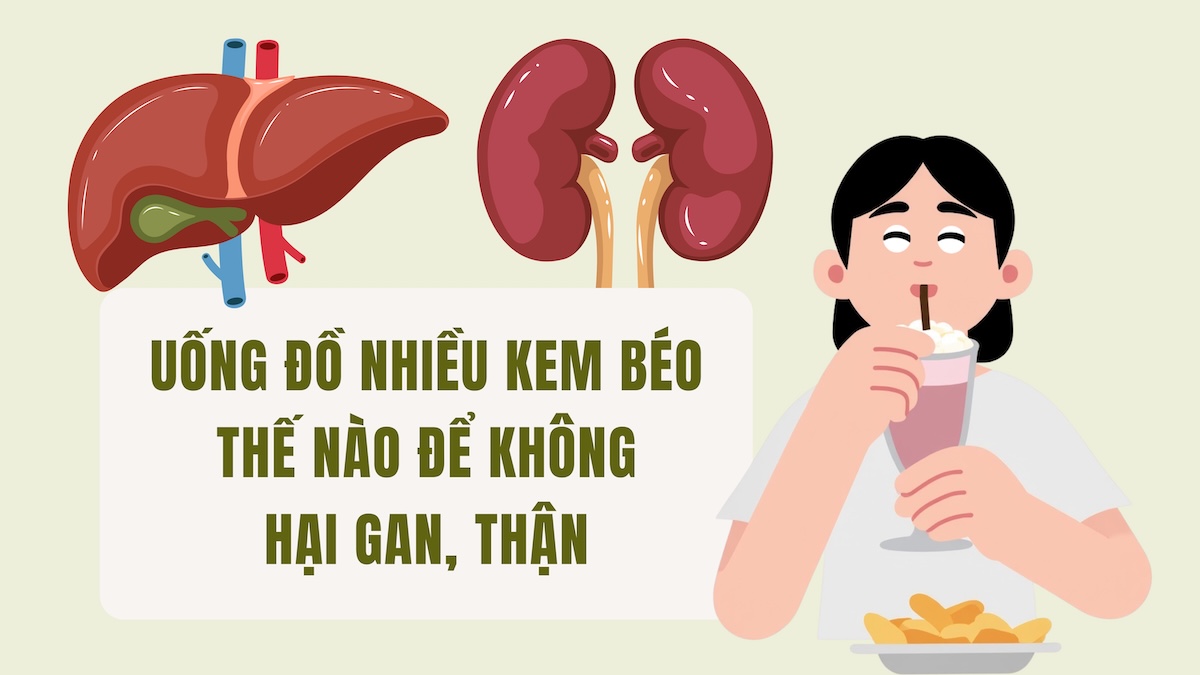 How to drink a lot of fatty ice cream to avoid harming the liver and kidneys