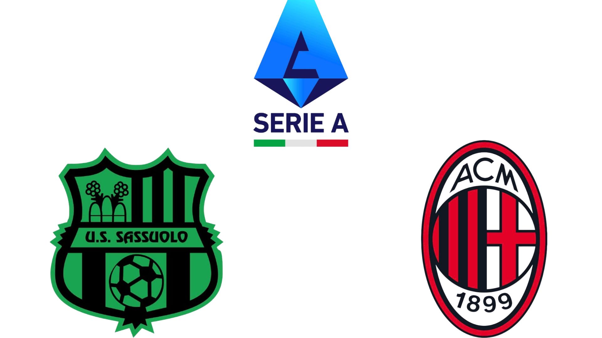 Football commentary Sassuolo vs AC Milan in Serie A. Graphics: Van An