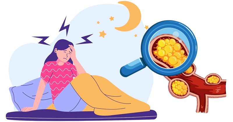 Mất ngủ và viêm nhiễm mạn tính ảnh hưởng cholesterol