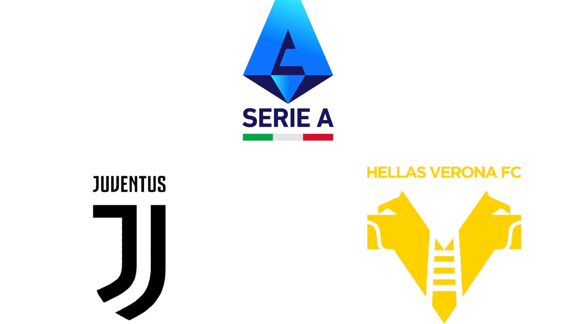 Football commentary Juventus vs Verona in Serie A. Graphics: Van An