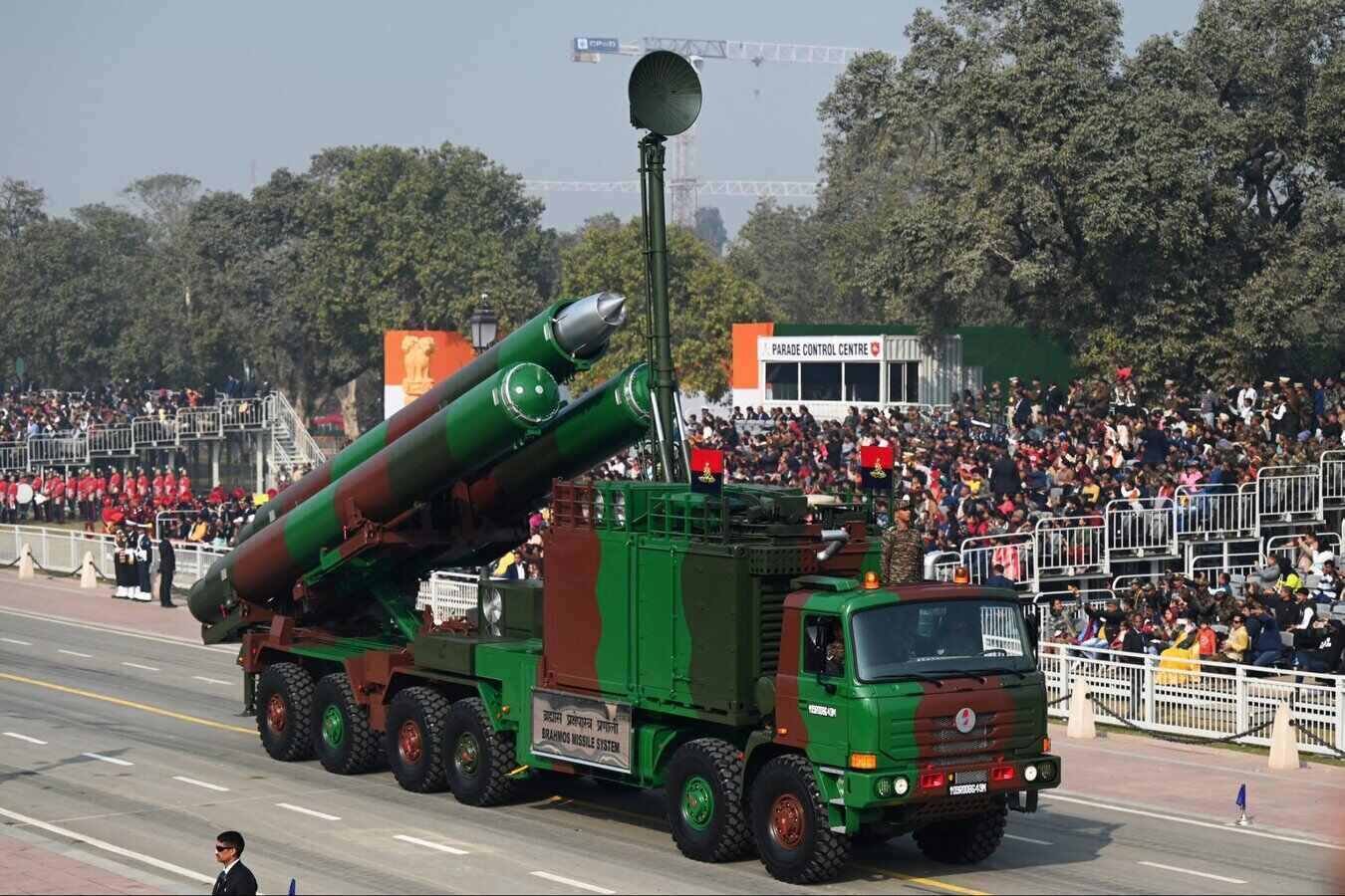 BrahMos missile manufactured by the BrahMos Aerospace joint venture of India - Russia. Photo: AFP