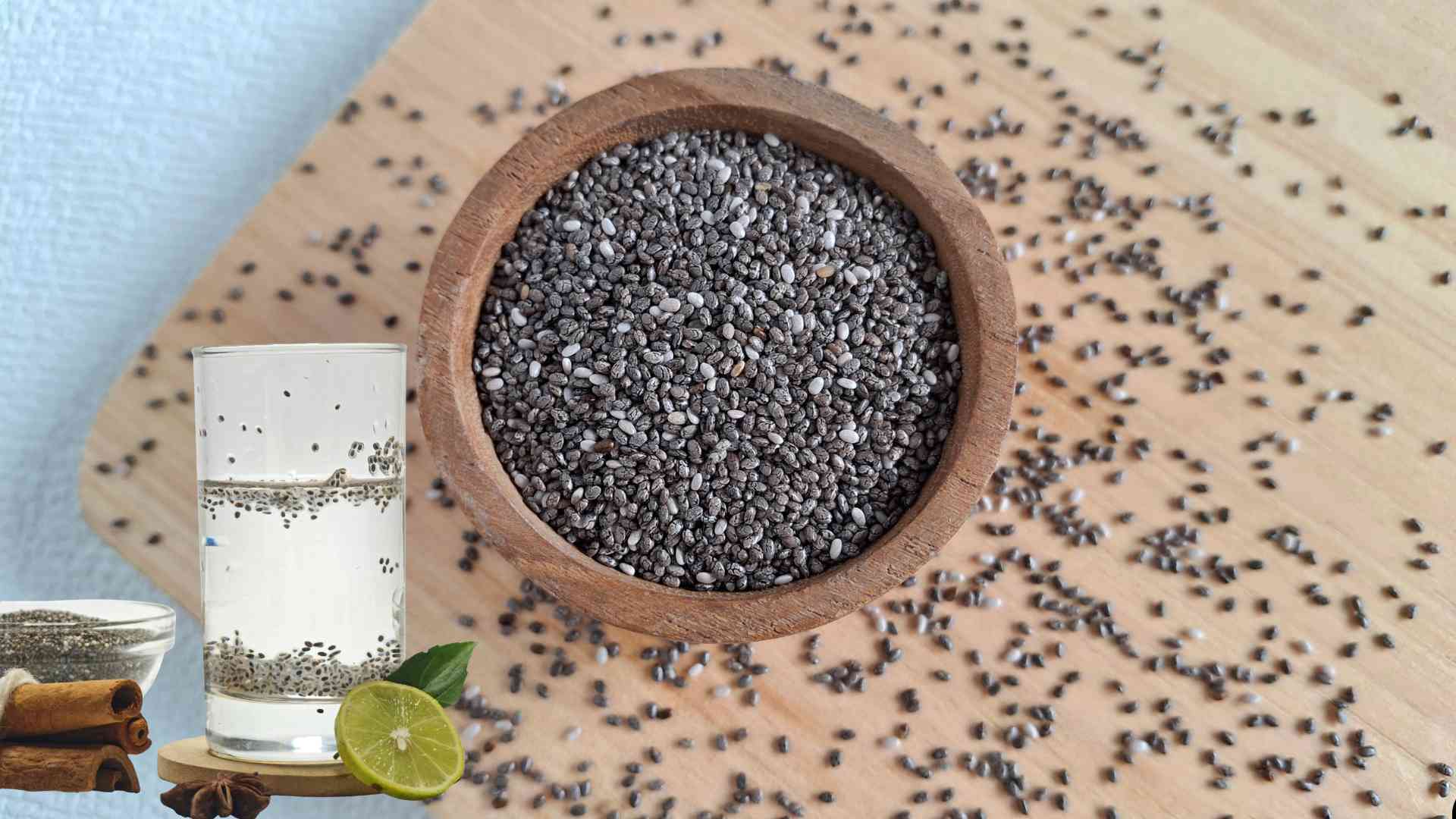 Chia seeds only help reduce total cholesterol and bad cholesterol. Graphic photo: Huong Son