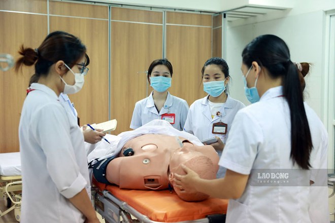 IELTS conversion score of medical and pharmaceutical universities in 2026. Photo: University of Medicine and Pharmacy (Vietnam National University, Hanoi)
