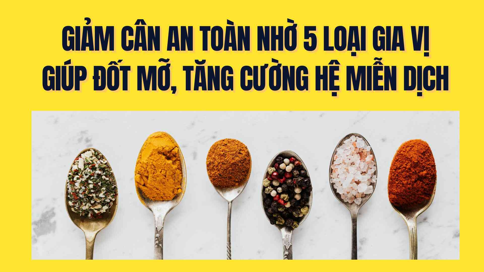 Safe weight loss thanks to 5 spices that help burn fat and boost the immune system