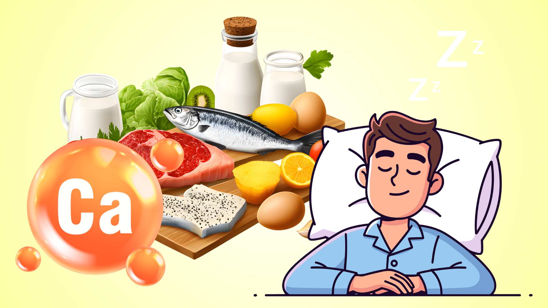 Calcium-rich foods help sleep well and reduce stress.