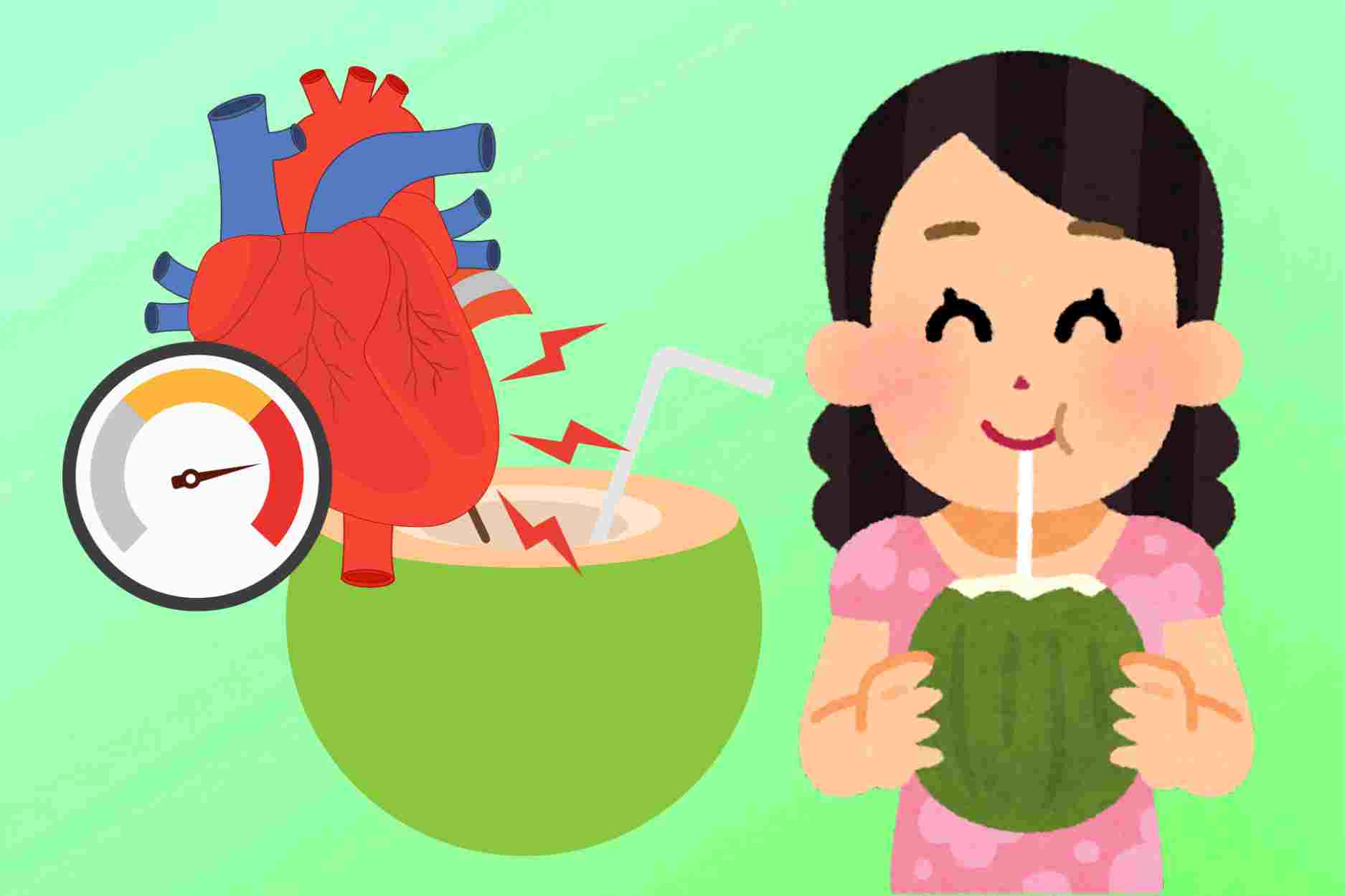 People with high blood pressure need to remember these notes when drinking coconut water