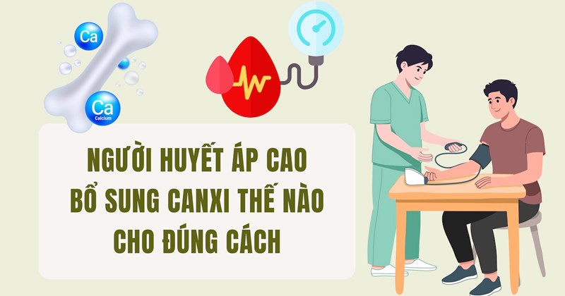 Bổ sung canxi đúng cách cho người bị huyết áp cao