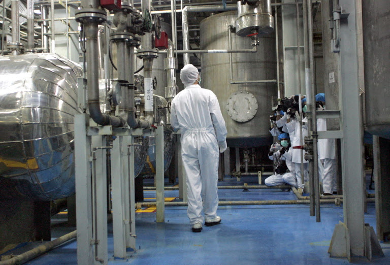 Iran's uranium facility in Isfahan. Photo: AFP