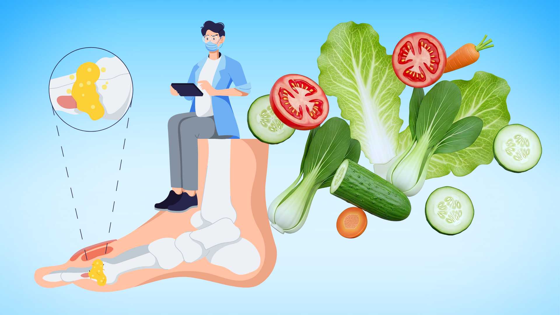 Reasons why green vegetables should be in the menu of people with high uric acid