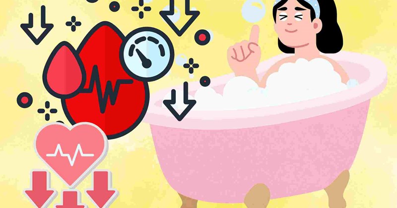 Ngâm mình trong nước nóng có thể hạ huyết áp tạm thời
