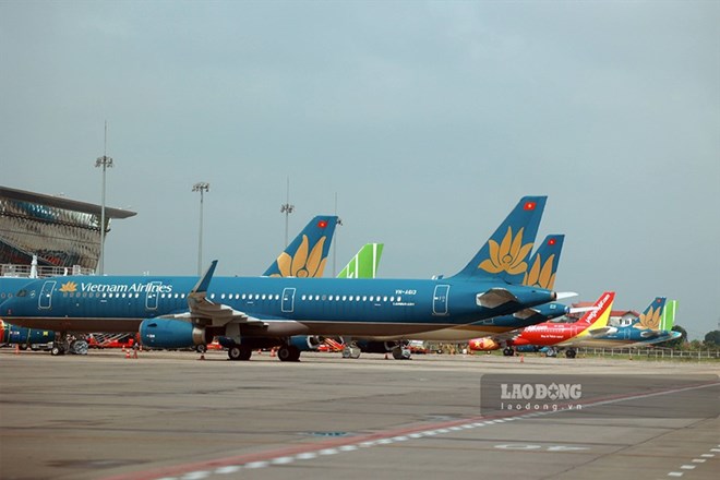 Many aviation services are discounted from 1. 7. Photo: Hai Nguyen